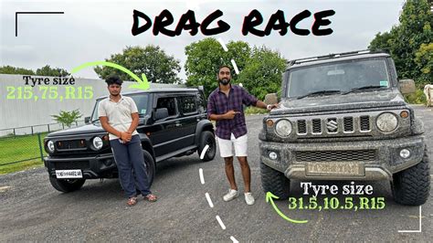 Which Tyre Size Is Better For Suzuki Jimny Drag Race Stock