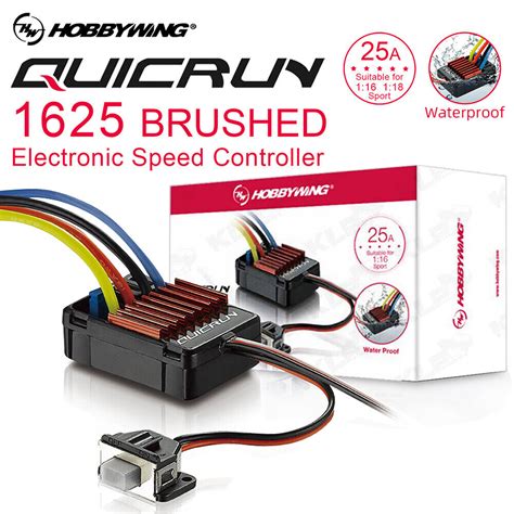 Hobbywing Quicrun A Waterproof Brushed Esc W V Bec For