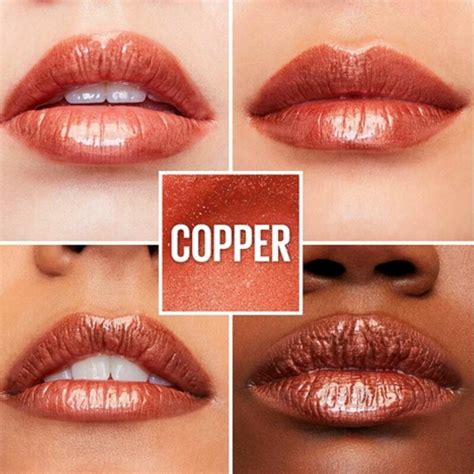 Labial Maybelline Lifter Gloss con Ácido Hialurónico Copper Coral