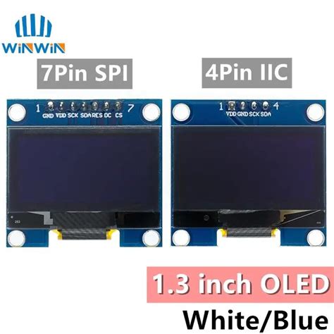 M Dulo OLED SPI IIC I2C Pantalla LED LCD OLED De 1 3 Pulgadas