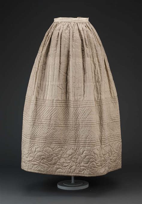 Petticoat Museum Of Fine Arts Boston 18th Century Clothing