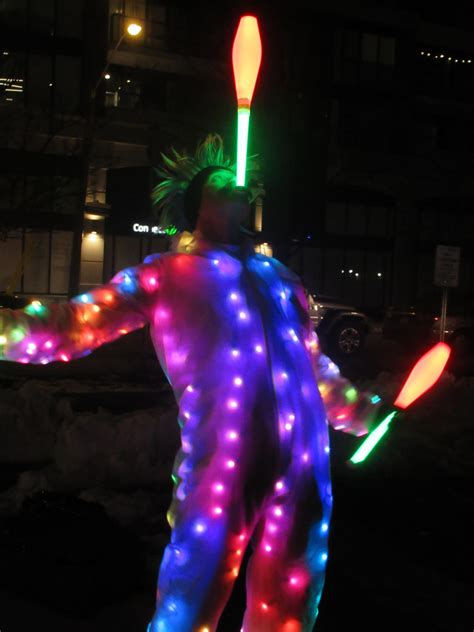 Led Juggler Balancing Bowling Pins Video Link By Codetski101 On