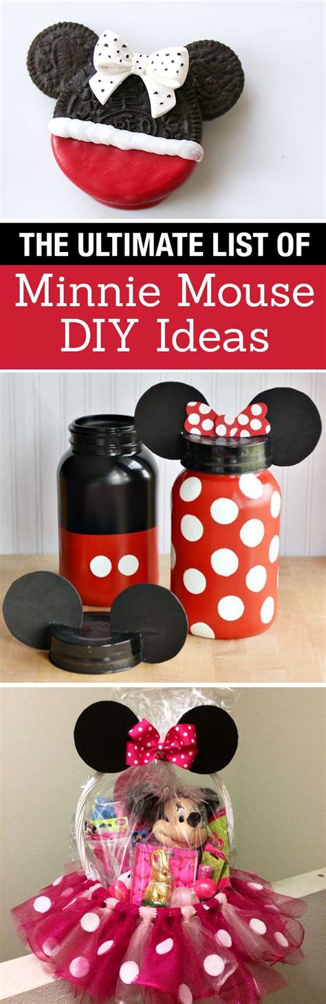 The Ultimate List Of Minnie Mouse Craft Ideas Disney Diy Mouse