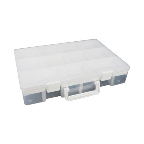 Everything Mary Plasticl Craft And Hobby Storage Compartment Box Gray