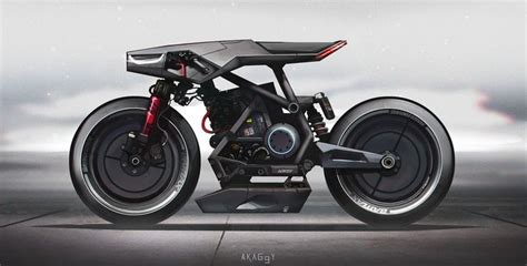 Cafe Racer 2045 Rodolphe Calcine Motorbike Design Concept