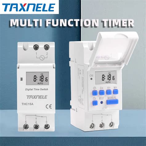 Taxnele Electronic Weekly Days Programmable Digital Timer Switch