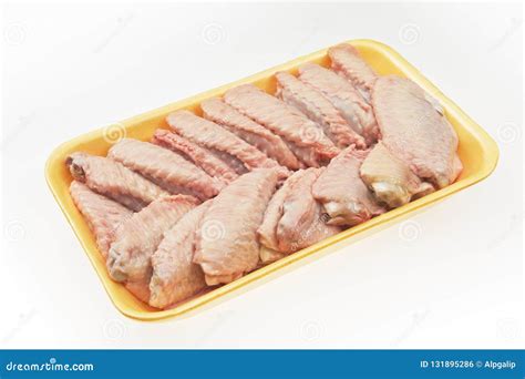 Fresh Chicken Wings For Sale In Package Stock Photo Image Of Meat