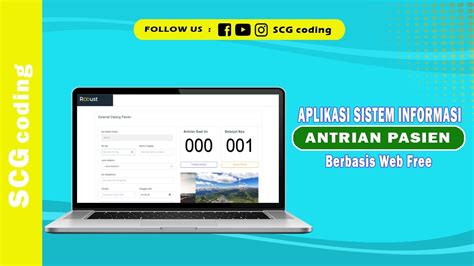 Aplikasi Sistem Informasi Antrian Pasien Berbasis Web Free Youtube