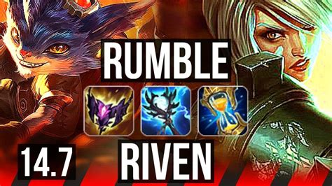 Rumble Vs Riven Top 48k Dmg 700 Games 8 5 20 Kr Diamond 14 7