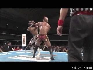 Kazuchika Okada Finisher- Rainmaker on Make a GIF