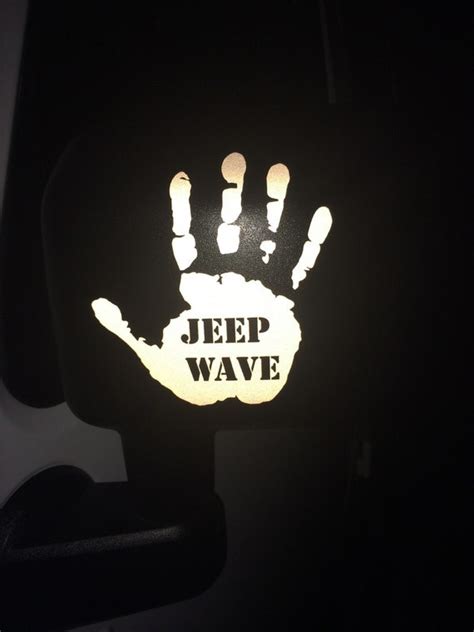 Reflective Jeep Wave Decal Jeep Wave