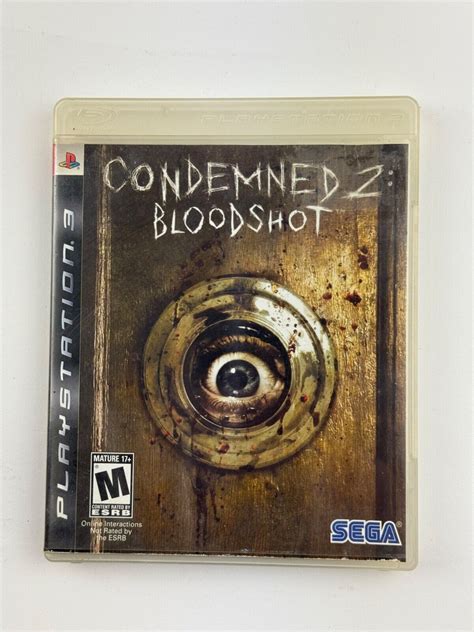 Condemned 2 Bloodshot Sony PlayStation 3 2008 PS3 Complete With