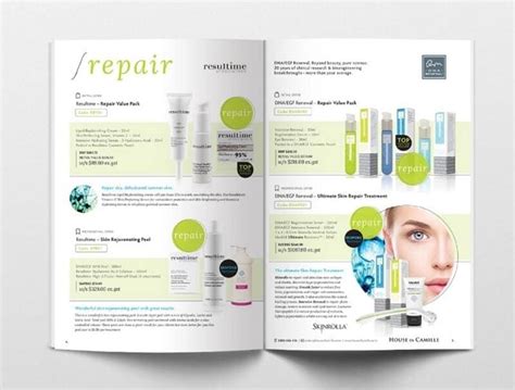 Mẫu Catalogue mỹ phẩm đẹp và lưu ý cần biết khi thiết kế
