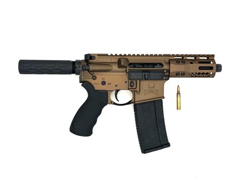 Privateer AR15 Pistol Gen 2, 5.56 NATO, 4.75" - Anodized Bronze - Sam ...