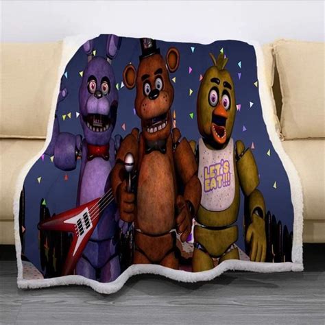 Five Nights At Freddy S FNAF Couverture Polaire Extra Chaude Pour