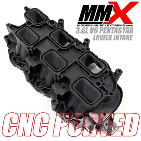 3 6l V6 Pentastar Cnc Ported Lower Intake Manifold Mmx Modern Muscle Xtreme