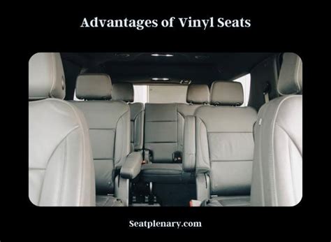 Vinyl Seats The Sustainable And Eco Friendly Choice Seat Plenary