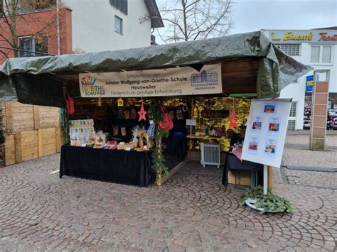 Weihnachtsmarkt In Heusweiler Johann Wolfgang Von Goethe Schule