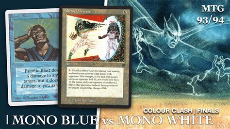 Mono Blue Vs Mono White Ep Colour Clash Old School Magic The