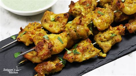 Afghani Chicken Kebab Chicken Kafta Kabab Satyam S Kitchen