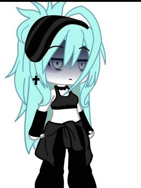 Emo Girl Oc Gacha Life Idea Not Mine D Disegni Da Colorare