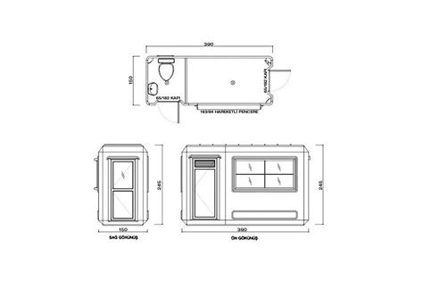 Caseta de Seguridad Baño y Ducha 150 x 390 Baños Móviles