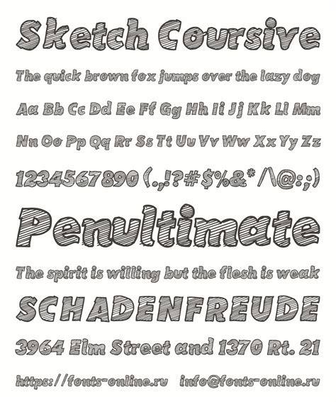 Sketch Coursive Font