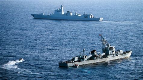 China And Russia To Hold Joint Drills In South China Sea Bbc News