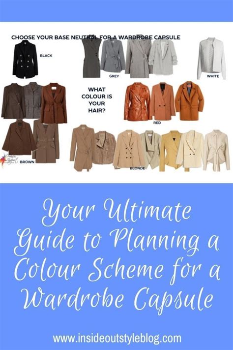 Your Ultimate Guide To Planning A Colour Scheme For A Wardrobe Capsule