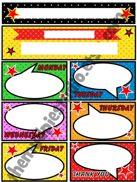 Editable Superhero Teacher Appreciation Week Itinerary Poster Etsy