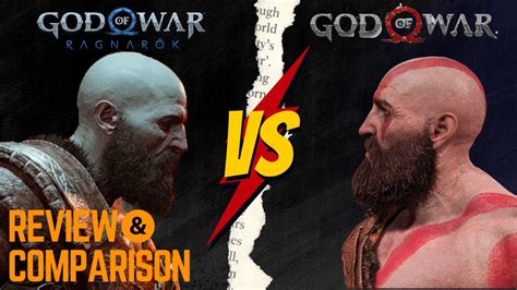 God of War 2018 VS God of War Ragnarök Comparison Review English