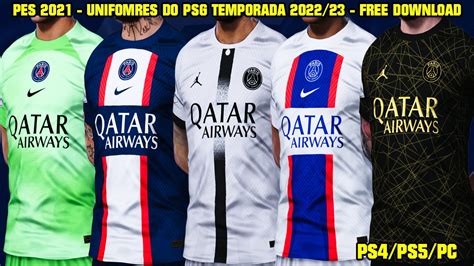 TudodePES On Twitter PES 2021 TODOS UNIFORMES DO PARIS SAINT