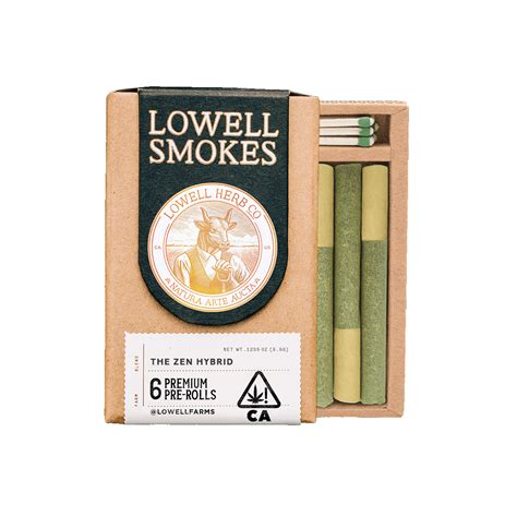 Lowell Smokes 35g Pre Roll Pack The Happy Hybrid Lowell Herb Co