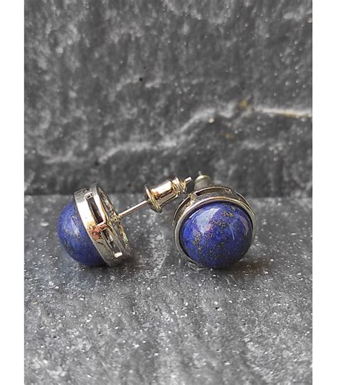 Boucles D Oreilles Goutte D Eau En Pierre Naturelle Lapis Lazuli