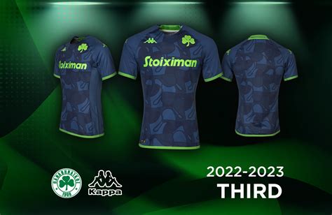 Novas Camisas Do Panathinaikos 2022 2023 Kappa Mantos Do Futebol