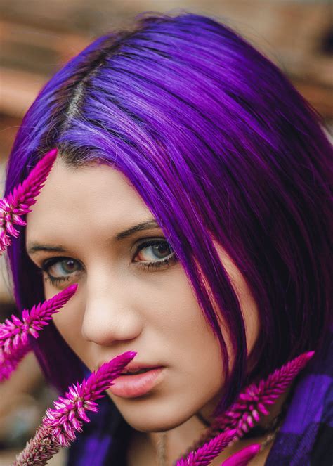 Guide To Safely Dying Your Hair Purple