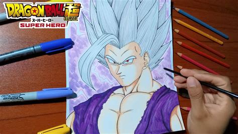 Speed Drawing Dibujo A Gohan Modo Bestia Dragon Ball Super Super