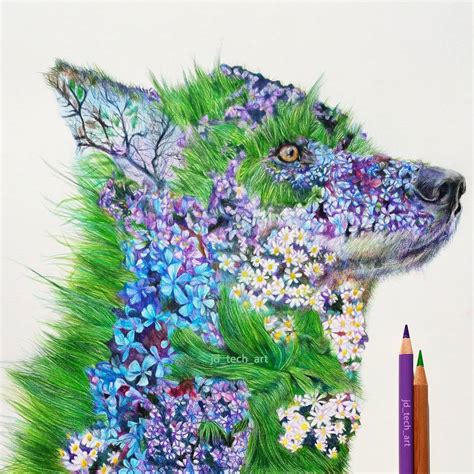 Fantastic And Realistic Colored Drawing By Joshua Dansby How To Draw