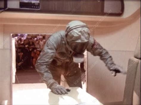 Apollo Astronauts Entering Quarantine On Uss Hornet Stock