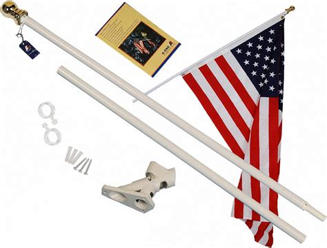 A One 5ft Tangle Free Spinning Flag Pole Deluxe Aluminum