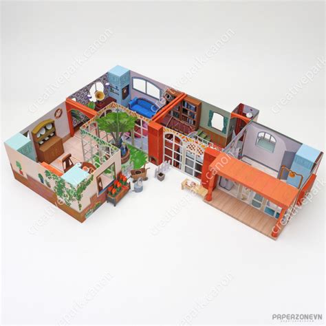 Doll house Miniature World (Interior House / Living) | Paperzone VN