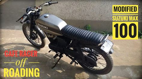 Suzuki Max 100 Modified Off Roading Test Suzuki Max 100 Enjine