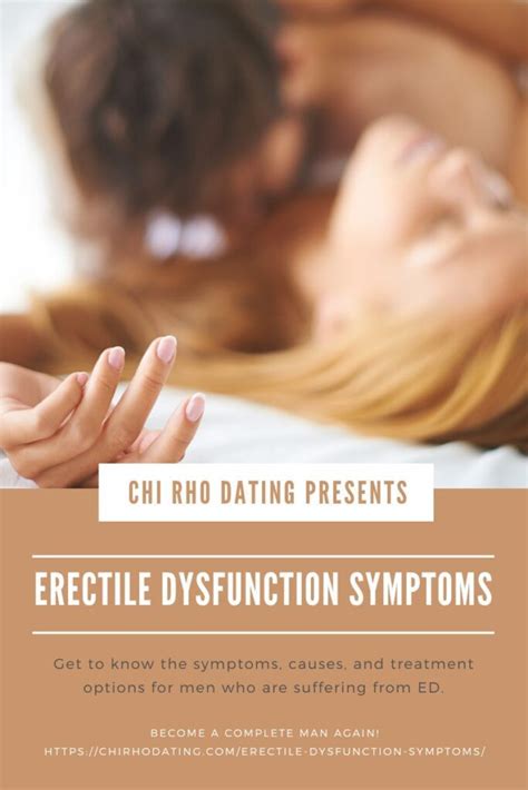 Understanding Erectile Dysfunction Symptoms Causes And Treatment