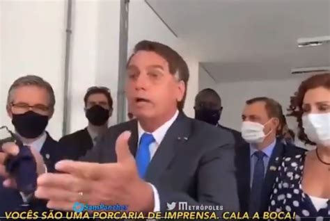 Surtado Bolsonaro Ataca Globo CNN Xinga E Manda Seguidores Calarem A