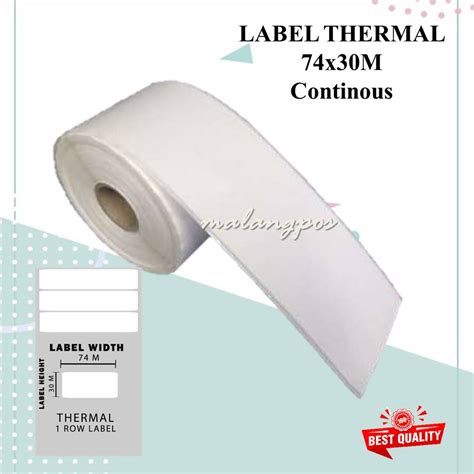 Jual KERTAS STIKER RESI PENGIRIMAN SHOPEE LABEL THERMAL 80X30 METER