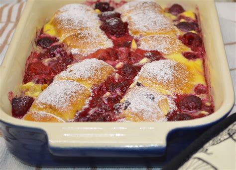 Kitchen Delights Raspberry And White Chocolate Brioche Pudding Recipe