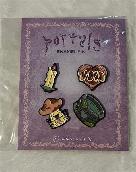 Void Enamel Pin Set In Person In Melanie Martinez Merch