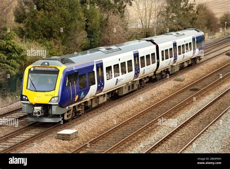 Northern Rail Caf Built Class 195 Diesel Multiple Unit No 195016 At Colton Junction South Of