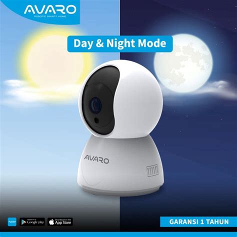 Jual CCTV AVARO Smart Indoor PTZ IP Camera 360 Wifi IoT Home Automation