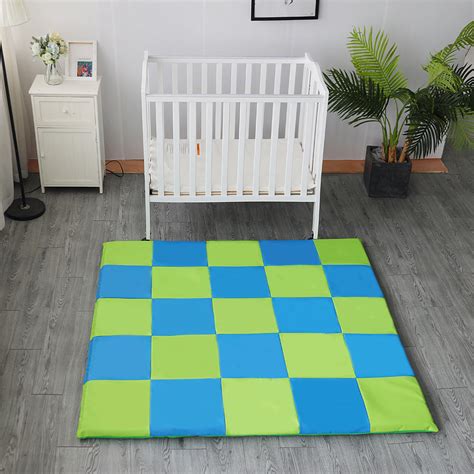 Memory Foam Soft Cushioned Patchwork Baby And Toddler Activity Play Ma